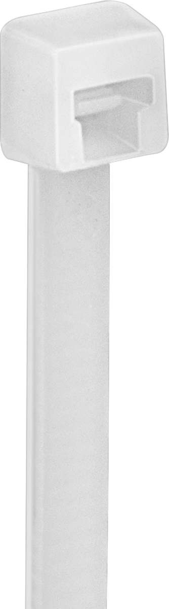 Naylon Plastik Kablo Bağı, Standart, 5-1/2" Uzunluk, 1" Maksimum Demet Çapı için, Krem
