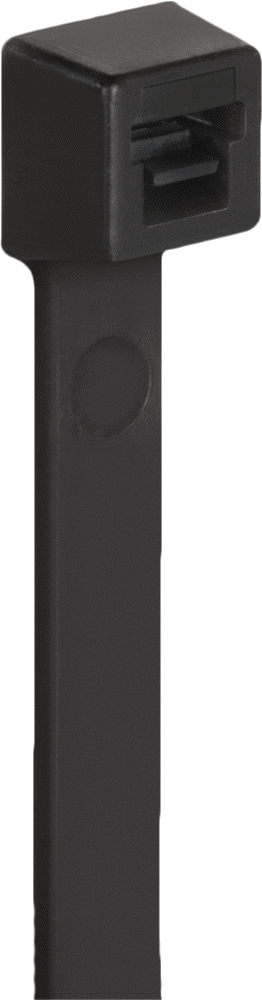 Naylon Plastik Kablo Bağı, Geniş, 15-3/8" Uzunluk, 4-1/8" maksimum demet çapı için, Siyah