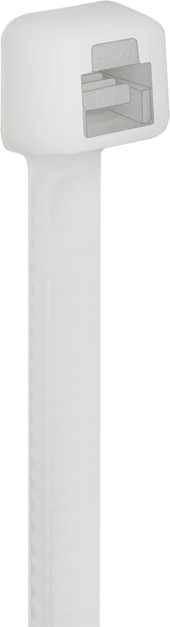 Naylon Plastik Kablo Bağı, Standart, 11" Uzunluk, 2-15/16" Maksimum Demet Çapı için, Krem