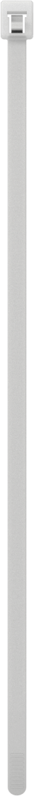 Ayarlanabilir Naylon Kablo Bağı, Kaldırarak Açma, Standart, 7-5/8" Uzunluk, Krem