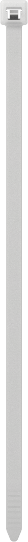 Ayarlanabilir Naylon Kablo Bağı, Kaldırarak Açma, Standart, 6-1/4" Uzunluk, Krem