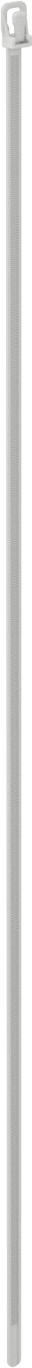 Ayarlanabilir Naylon Kablo Bağı, Sıkma Açma, Geniş, 32" Uzunluk, Krem