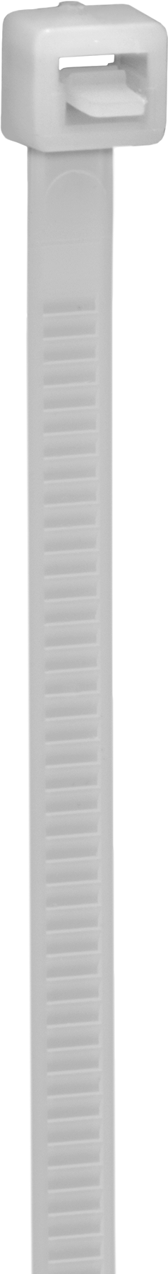 Ayarlanabilir Naylon Kablo Bağı, Kaldırarak Açma, Standart, 12" Uzunluk, Krem
