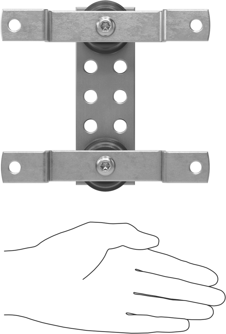Topraklama Çubuğu, 6 Delikli, 6“ Uzunluk x 2” Genişlik x 1/4" Kalınlık