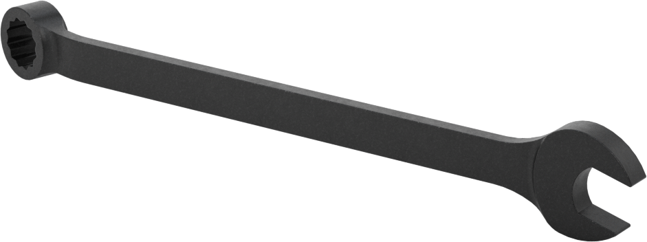 12 Uçlu Açıklık Kombinasyon Anahtarı, Siyah Oksit Kaplamalı, 10 mm Boyut, 6-1/8" Toplam Uzunluk