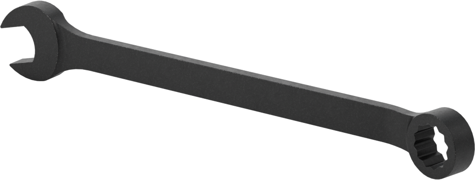 12 Uçlu Açıklık Kombinasyon Anahtarı, Siyah Oksit Kaplamalı, 12 mm Boyut, 6-7/8" Toplam Uzunluk