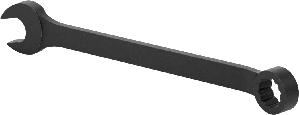 12 Uçlu Açıklık Kombinasyon Anahtarı, Siyah Oksit Kaplamalı, 17 mm Boyut, 9-1/8" Toplam Uzunluk