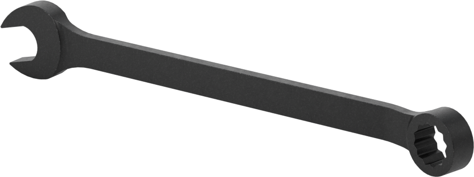 12 Uçlu Açıklık Kombinasyon Anahtarı, Siyah Oksit Kaplamalı, 11 mm Boyut, 6-1/2" Toplam Uzunluk