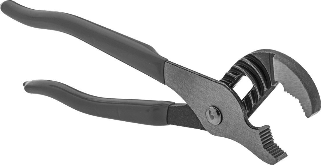 Ayarlanabilir Pense, V-Çeneler ve Yastıklı Tutamak ile, 6-1/2" Toplam Uzunluk