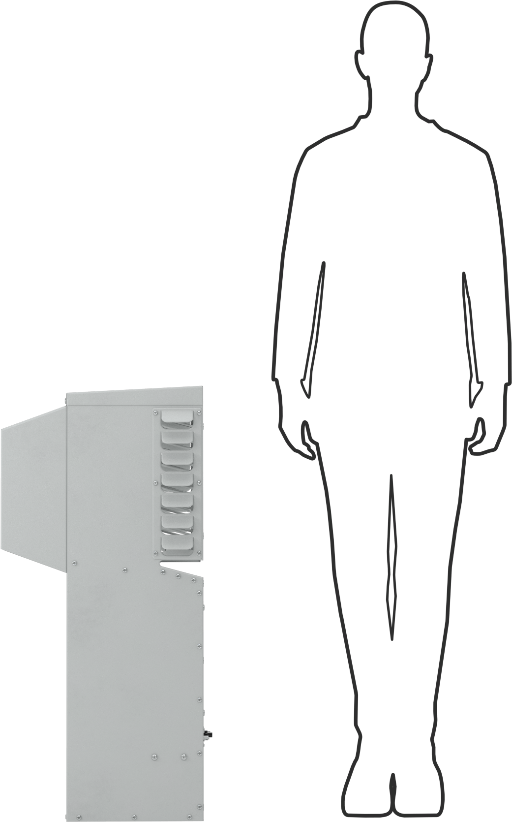 Muhafaza Soğutma Isı Değiştiricisi, NEMA 4x, 120V AC, 4400 Btu/hr.