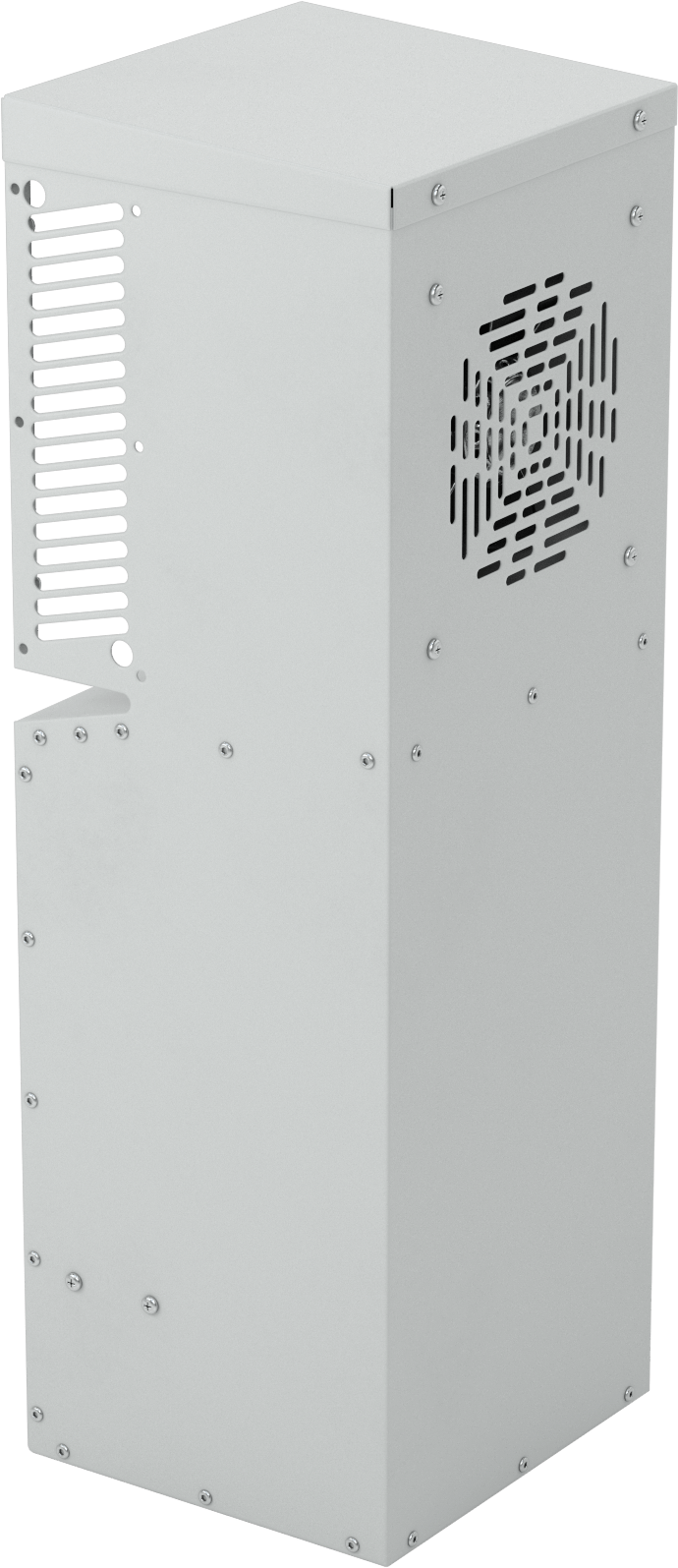 Muhafaza Soğutma Isı Değiştiricisi, NEMA 12, 460V AC, 4400 Btu/hr.