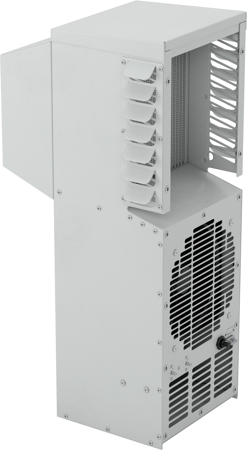 Muhafaza Soğutma Isı Değiştiricisi, NEMA 4x, 120V AC, 6800 Btu/hr.