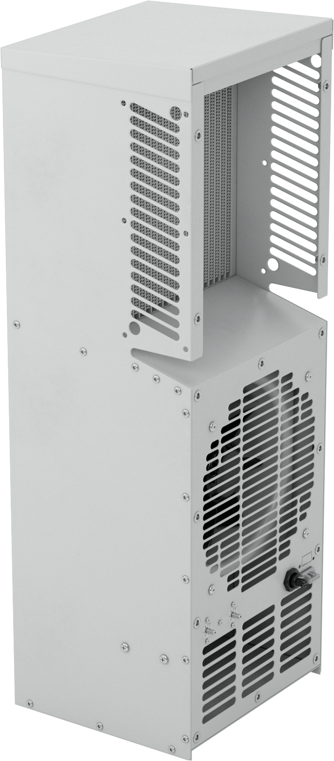 Muhafaza Soğutma Isı Değiştiricisi, NEMA 12, 460V AC, 10200 Btu/hr.