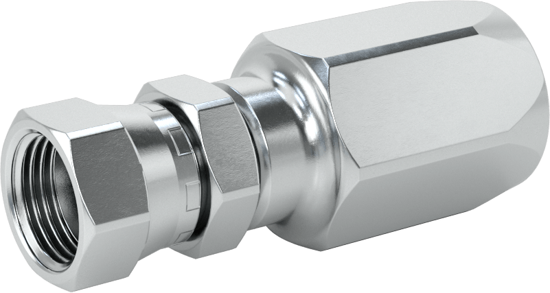 D.O.T. Hortumu için Vidalı Hortum Bağlantı Elemanı, Adaptör, 1/2“ Hortum İç Çapı x 3/4”-16 UNF Dişi 37 Derece Konik