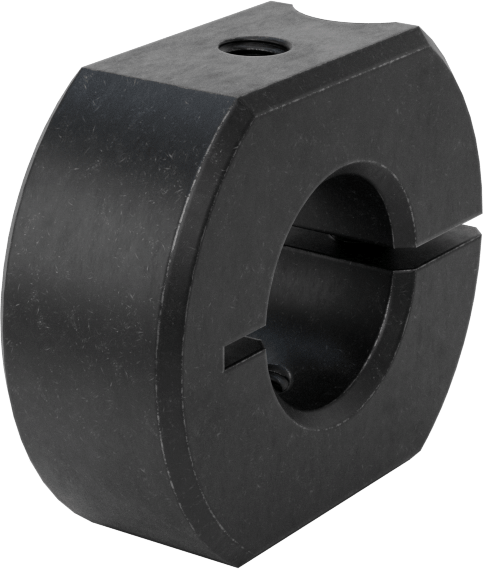 Üst ve Alt Montajlı Mil Yaka, 1215 Karbon Çelik, 10 mm Şaft Çapı için, 24mm OD
