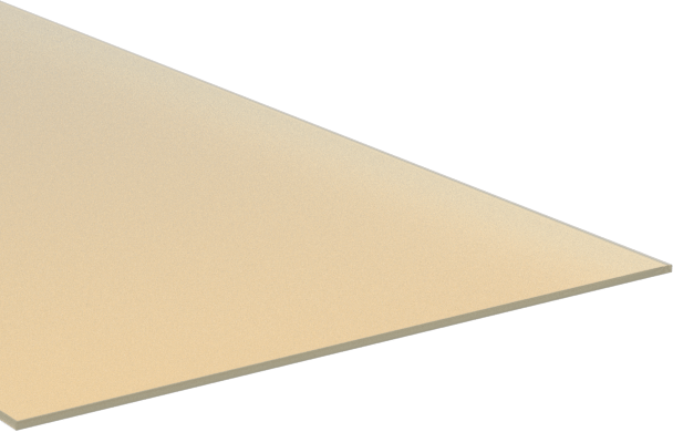Arka Yüzü Yapışkanlı Plastik Kenar Çıtası, Kaygan PTFE, 1/2“ Genişlik x 0,005” Yükseklik Dış