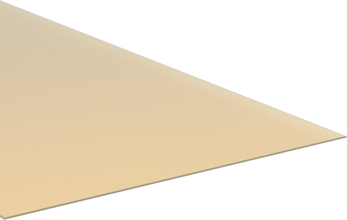 Arka Yüzü Yapışkanlı Plastik Kenar Çıtası, Kaygan PTFE, 1-1/2“ Genişlik x 0,005” Dış Yükseklik