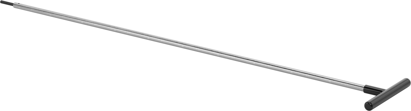 Uzun Uçlu T Saplı Altıgen Anahtar, 4 mm Tahrik Boyutu, 25" Toplam Uzunluk