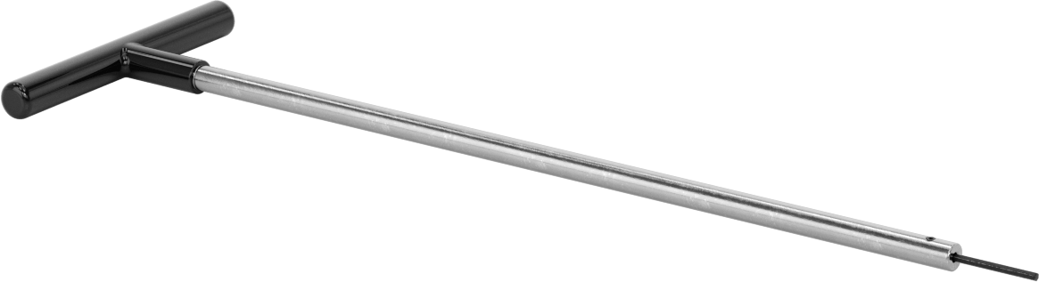 Uzun Uçlu T Saplı Altıgen Anahtar, 2 mm Tahrik Boyutu, 13" Toplam Uzunluk