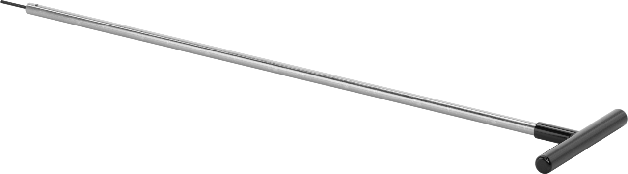 Uzun Uçlu T Saplı Altıgen Anahtar, 2 mm Tahrik Boyutu, 19" Toplam Uzunluk