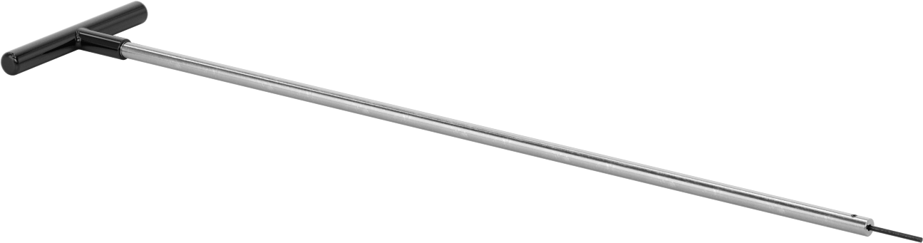 Uzun Uçlu T Saplı Altıgen Anahtar, 2 mm Tahrik Boyutu, 19" Toplam Uzunluk
