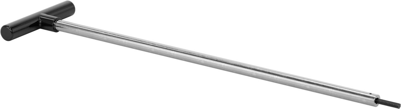 Uzun Uçlu T Saplı Altıgen Anahtar, 5 mm Tahrik Boyutu, 19" Toplam Uzunluk