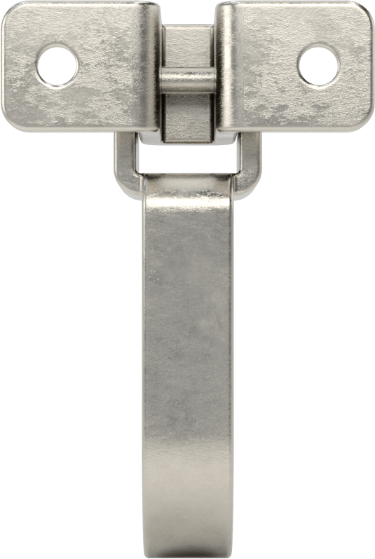 Ağır Hizmet Tipi Asma Kancası, Duvar ve Alt Montaj, 1-5/8“ Genişlik x 2-3/8” Yükseklik x 1-3/8" Derinlik