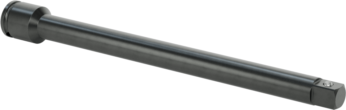 Sürekli Çalışma Soket Uzatma Kablosu, 1/2" Kare Tahrik, 10" Toplam Uzunluk
