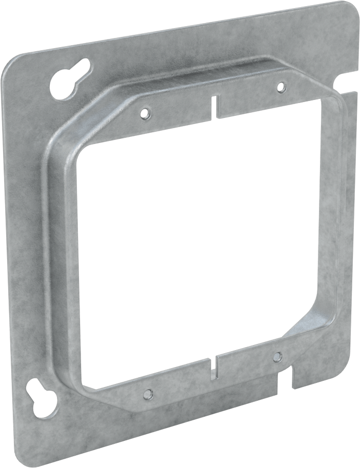 2 NEMA için 1/2“ Derinlikte 4-3/4” Yüksekliğinde Kapak, GFCI veya Toggle Çelik Priz Kutusu