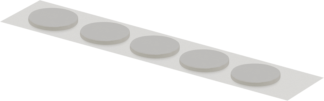 Köpük Montaj Bandı Şekilleri, 3M VHB 4941, 1/2" Çaplı Disk