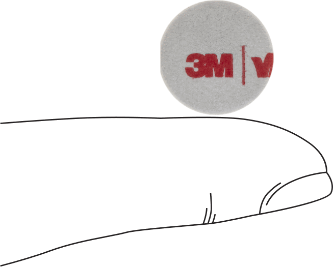 Köpük Montaj Bandı Şekilleri, 3M VHB 4941, 3/4" Çapında Disk