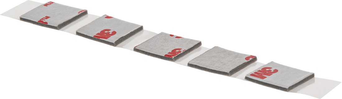 Köpük Montaj Bandı Şekilleri, 3M VHB 4941, 1/2" Genişlik, 1/2" Uzunluk