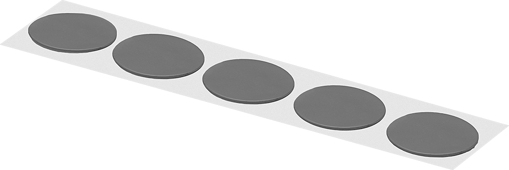 Köpük Montaj Bandı Şekilleri, Optik Olarak Şeffaf, 3M VHB 4905, 3/4 inç Çap