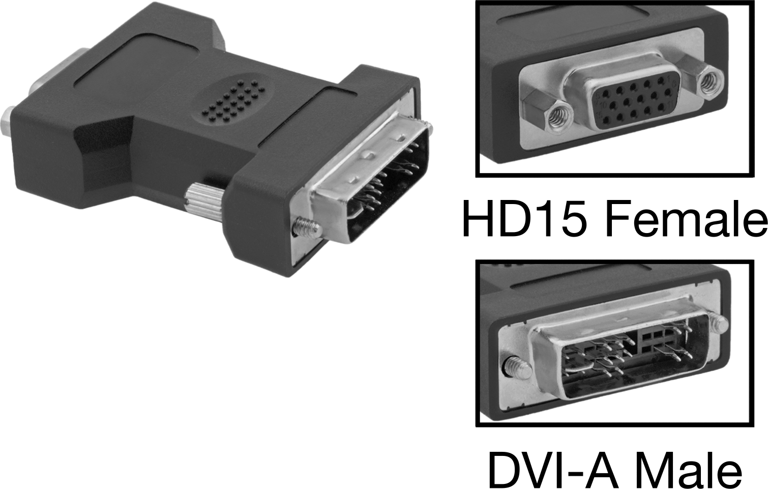 Video Adaptörü, HD15 Dişi x DVI-A Erkek