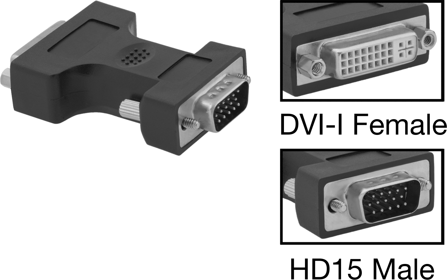 Video Adaptörü, DVI-I Dişi x HD15 Erkek