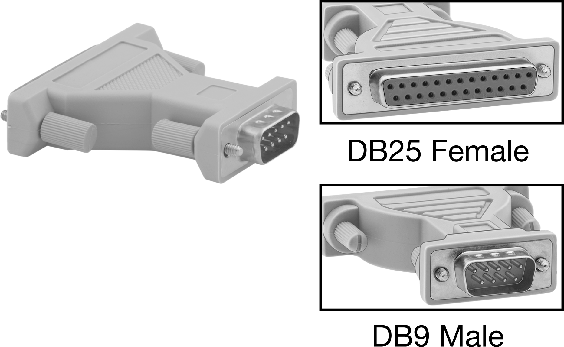 DB9 Erkek x DB25 Dişi Adaptör