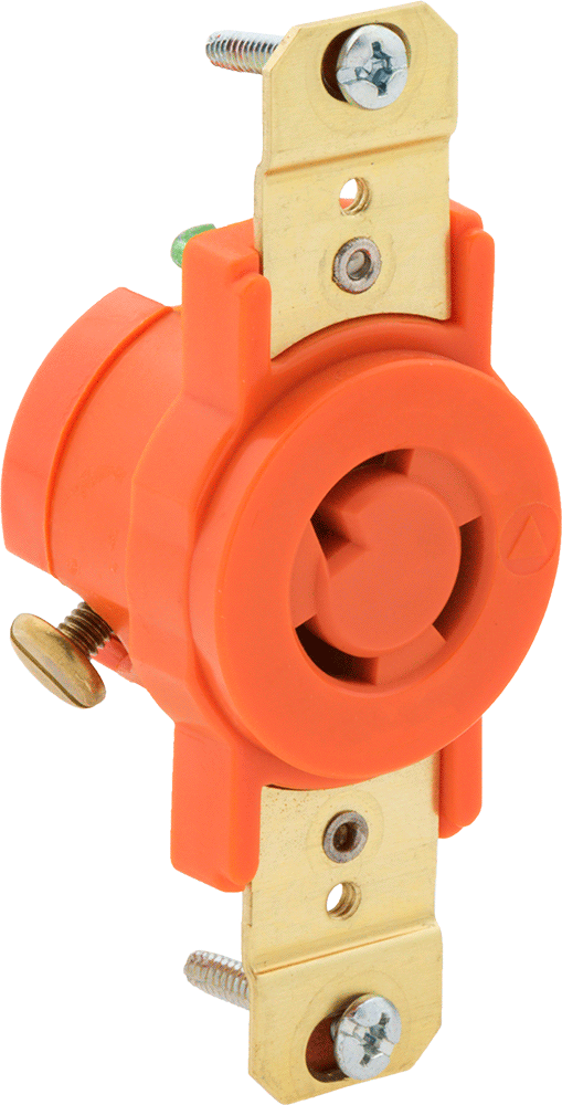 Sınırlama Konektörü, Turn-Lock, Üç Yuvalı, Tek Yuva, NEMA L5-15