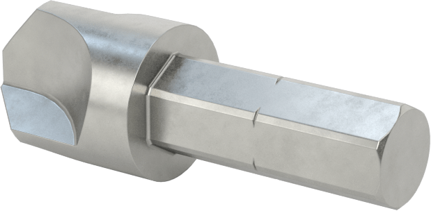 6 Numaralı Tri-Wing® Uç, 1/4" Altıgen Şaft