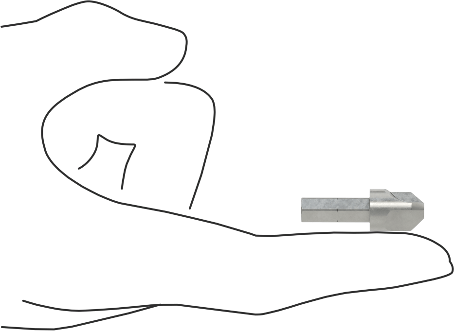 Numara 7 Tri-Wing® Uç, 1/4" Altıgen Şaft