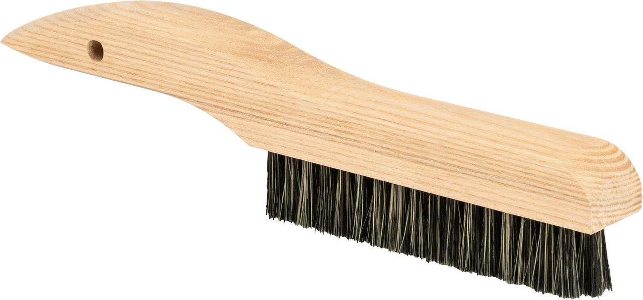 Yağlayıcılar için Ahşap Saplı Tek Kullanımlık Fırça, Bileşik ve Akı, 3/4" Genişlikte Kıllar, 10" Toplam Uzunluk