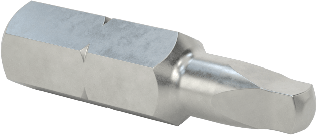 2 Numara Kare Uç, 1/4" Altıgen Şaft