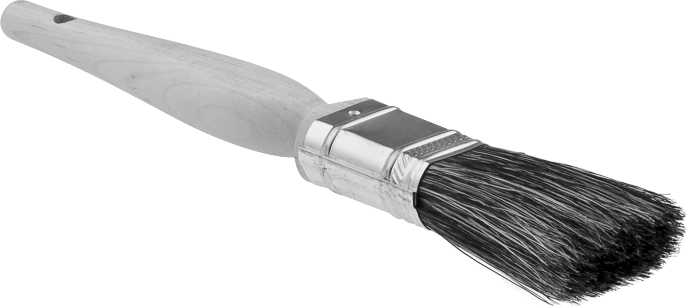 Adhesive Brush, Flat, 10" Overall Length, 2" Wide Bristles