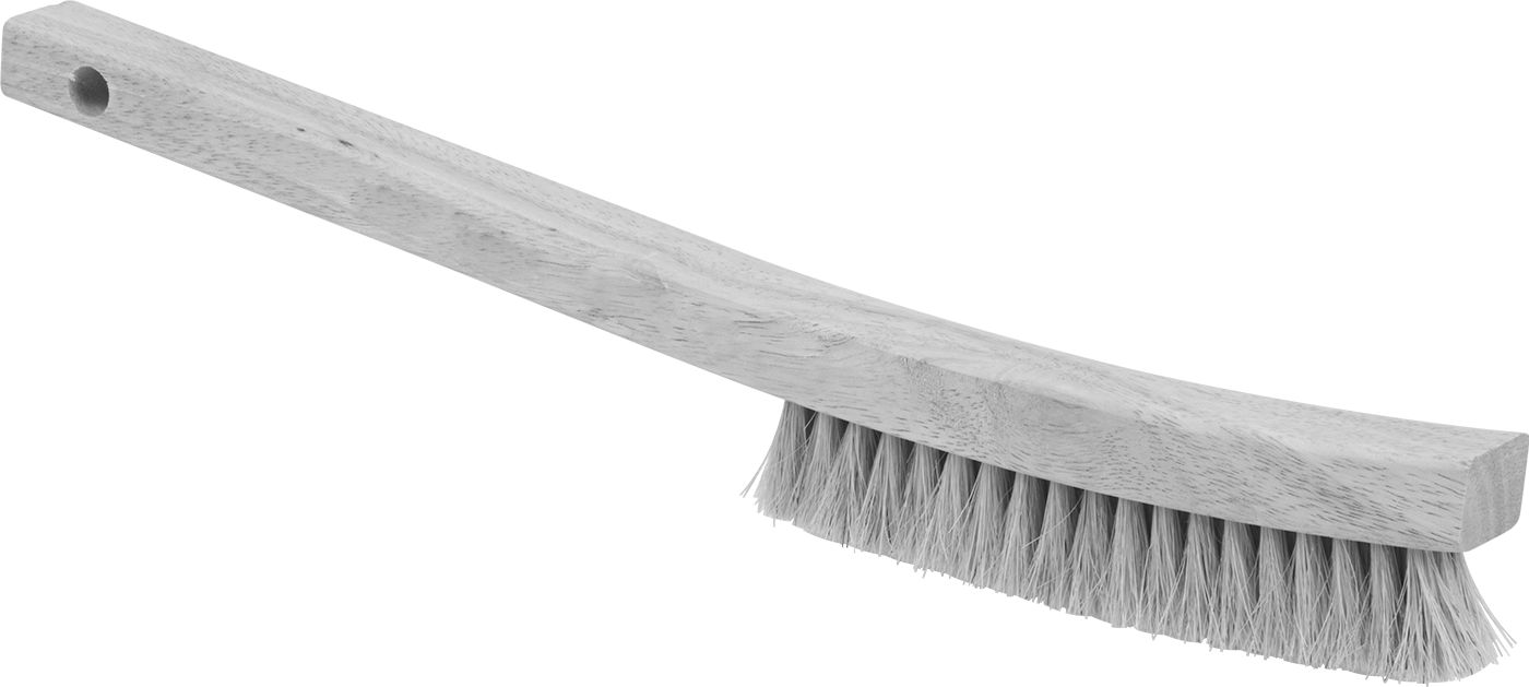 1/2" Geniş At Kılı El Fırçası, 13-3/4" Toplam Uzunluk