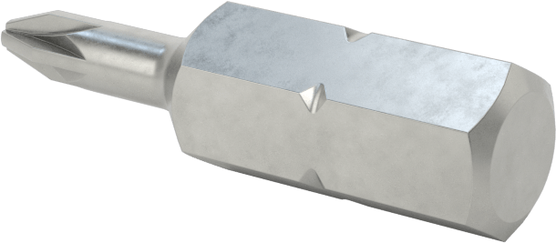 0 Numaralı Pozidriv® Ucu, 1/4" Altıgen Şaft