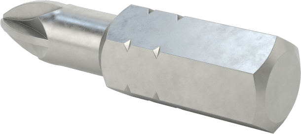 1 Numaralı Pozidriv® Ucu, 1/4" Altıgen Şaft
