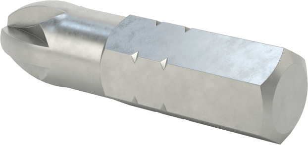 3 Numaralı Pozidriv® Ucu, 1/4" Altıgen Şaft