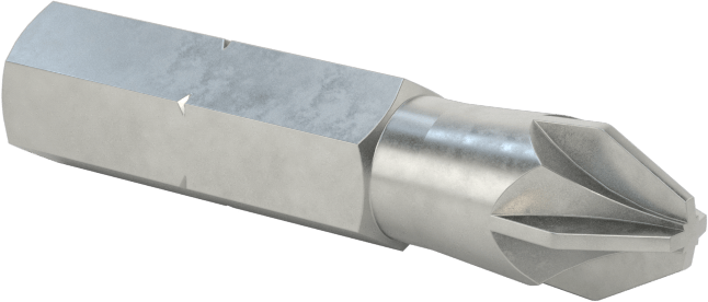 4 Numaralı Pozidriv® Ucu, 1/4" Altıgen Şaft