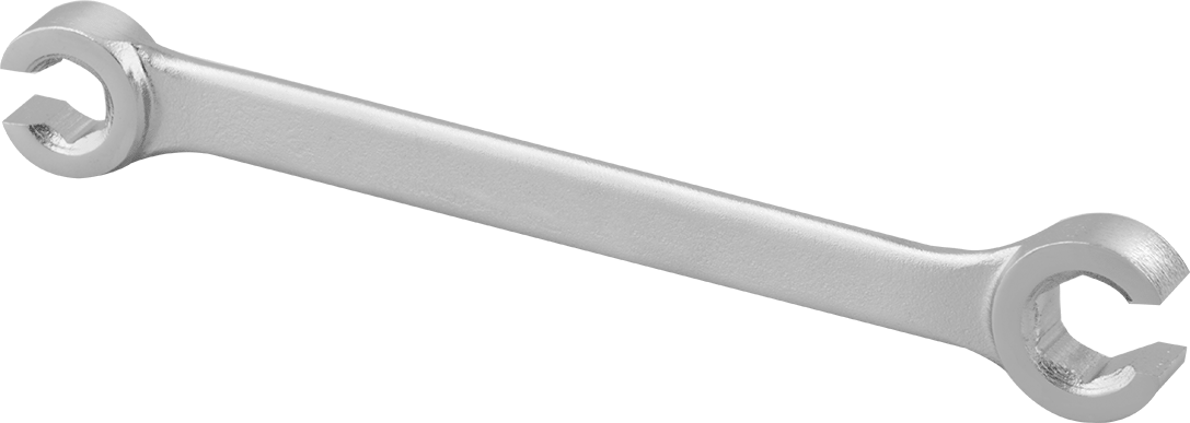 Altıgen Güvenli Tutuşlu Açık Uçlu Anahtar, 9 mm x 11 mm Boyut, 6-3/8" Toplam Uzunluk