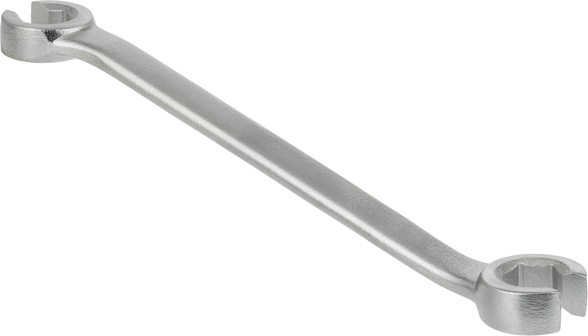 Altıgen Güvenli Tutuşlu Açık Uçlu Anahtar, 13 mm x 14 mm Boyut, 7-5/8" Toplam Uzunluk