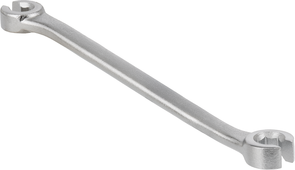Altıgen Güvenli Tutuşlu Açık Uçlu Anahtar, 7 mm x 8 mm Boyut, 5-3/4" Toplam Uzunluk